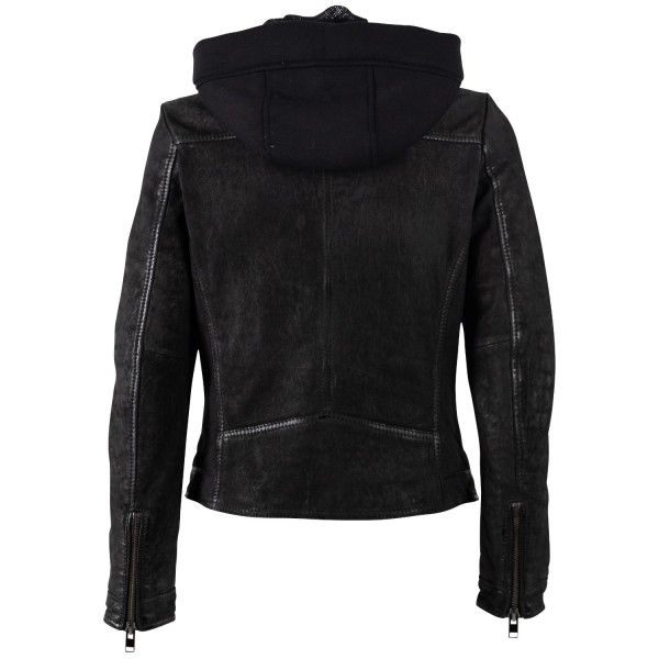 Kurtka skórzana damska Mauritius Czarna MWAlyka