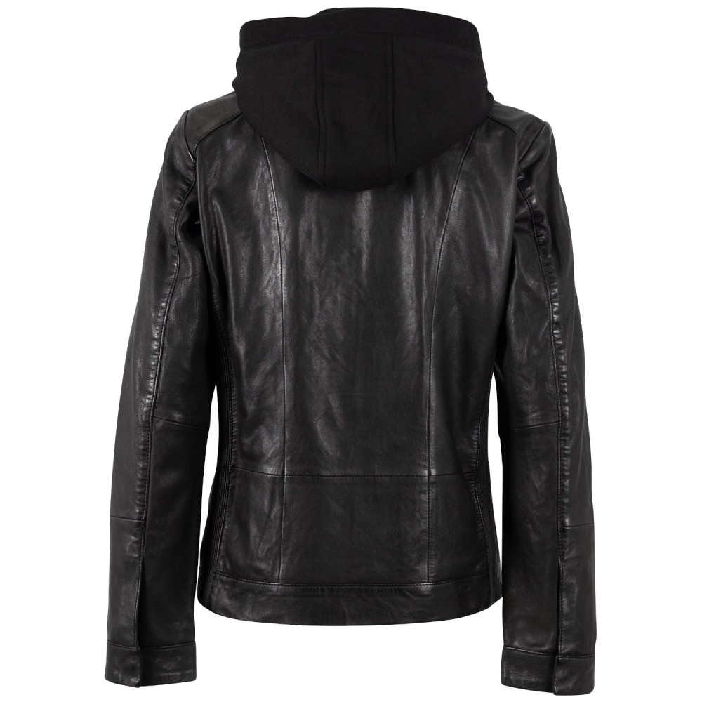 Kurtka skórzana damska Mauritius Czarna MWAmika