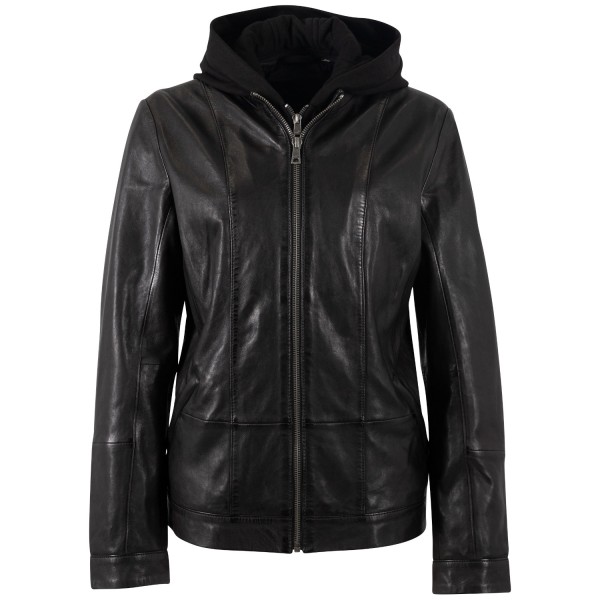 Kurtka skórzana damska Mauritius Czarna MWAmika