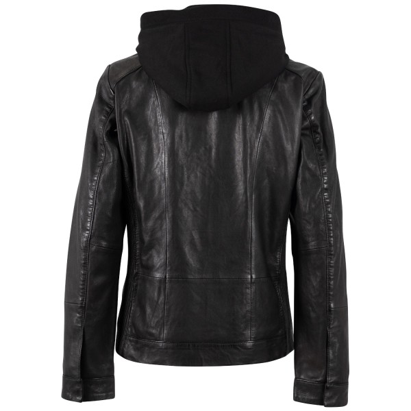 Kurtka skórzana damska Mauritius Czarna MWAmika