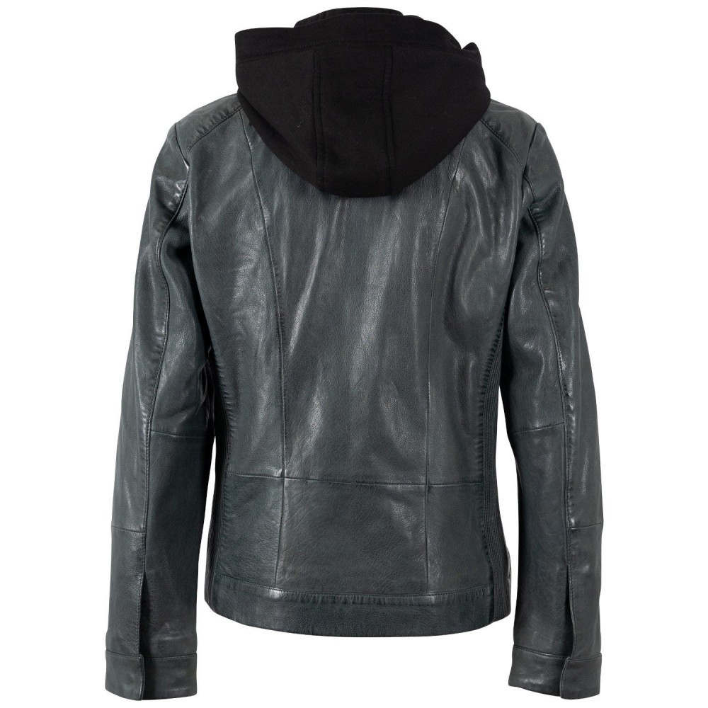 Kurtka skórzana damska Mauritius Ciemnozielona MWAmika