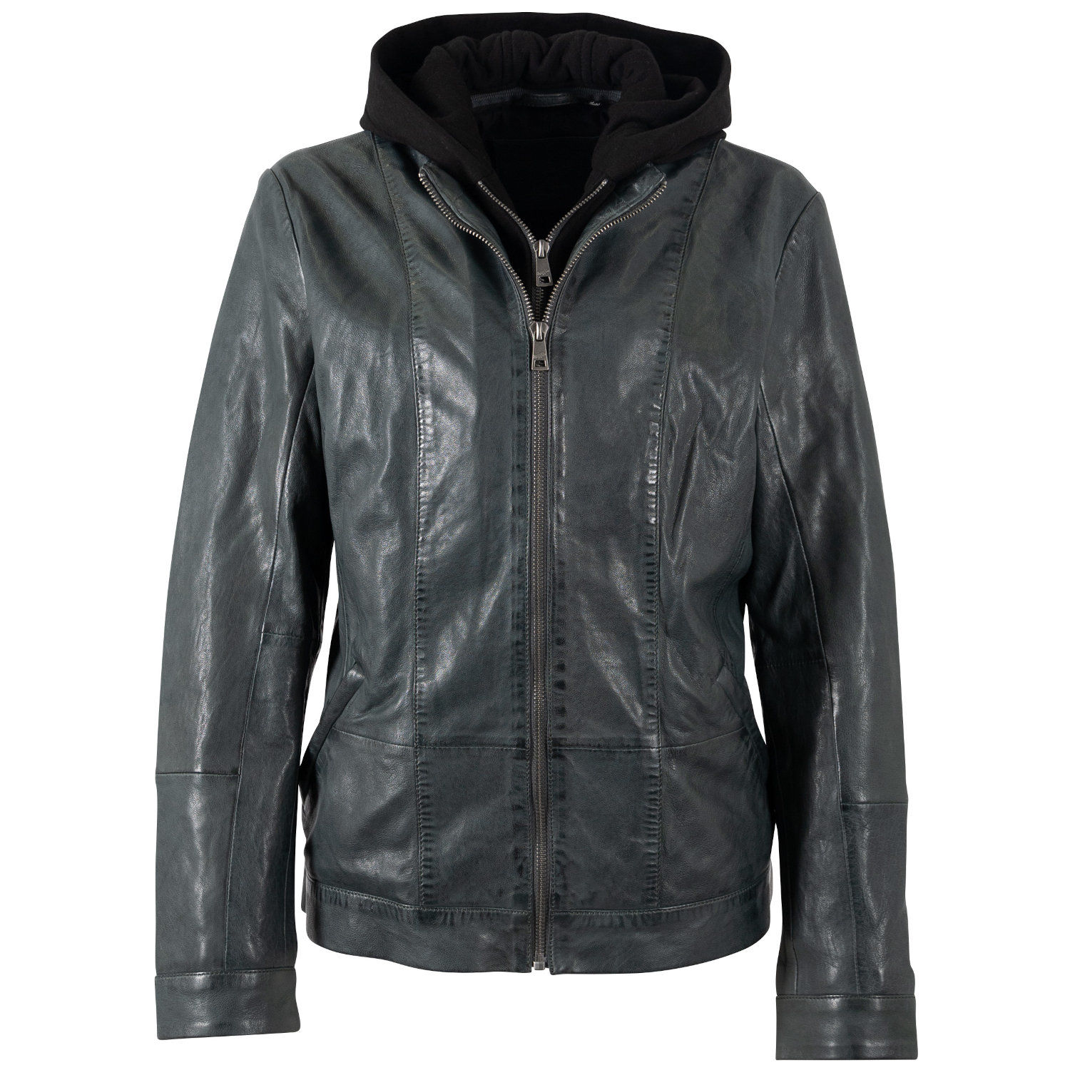 Kurtka skórzana damska Mauritius Ciemnozielona MWAmika – Kurtki skórzane