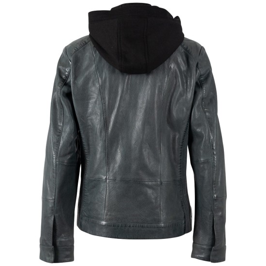 Kurtka skórzana damska Mauritius Ciemnozielona MWAmika