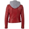 Kurtka skórzana damska Mauritius czerwona MWAmmy – Kurtki skórzane