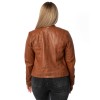 Kurtka skórzana damska Mauritius Cognac MWArmaly – Kurtki skórzane
