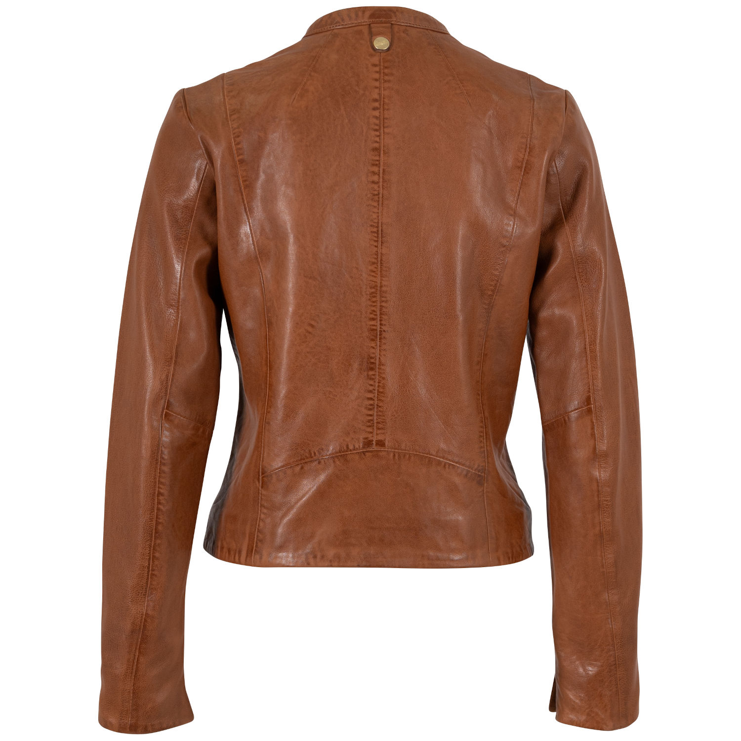 Kurtka skórzana damska Mauritius Cognac MWArmaly – Kurtki skórzane