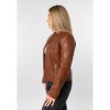 Kurtka skórzana damska Mauritius Cognac MWArmaly – Kurtki skórzane