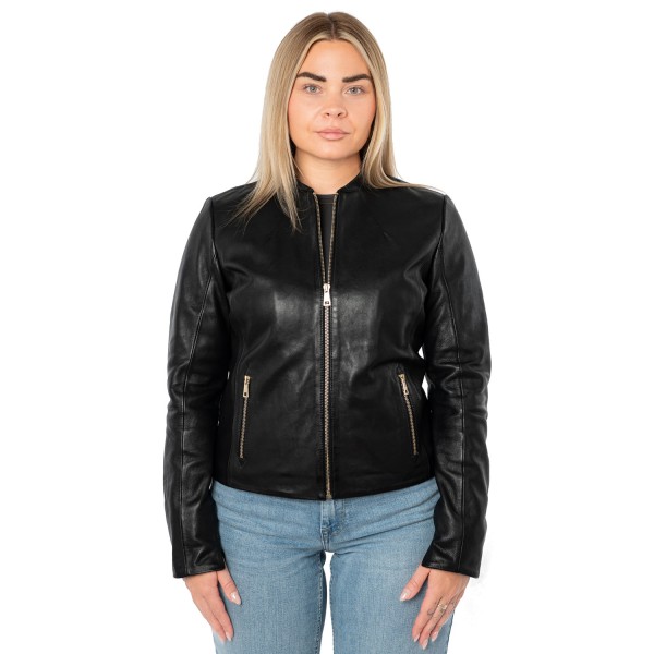 Kurtka skórzana damska Mauritius Czarna MWArmaly