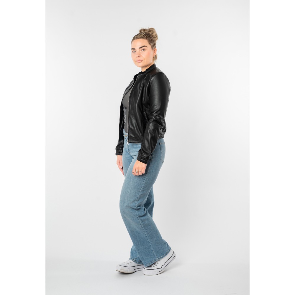 Kurtka skórzana damska Mauritius Czarna MWAshli