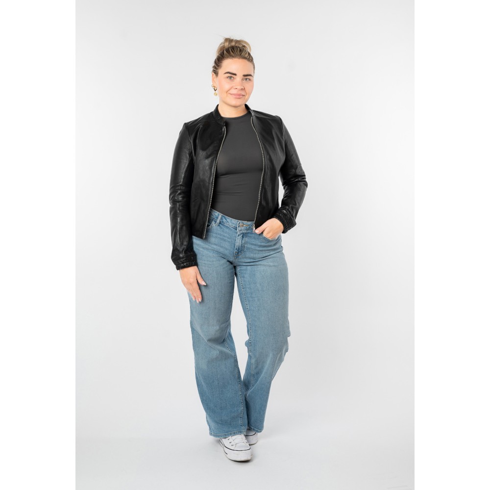 Kurtka skórzana damska Mauritius Czarna MWAshli