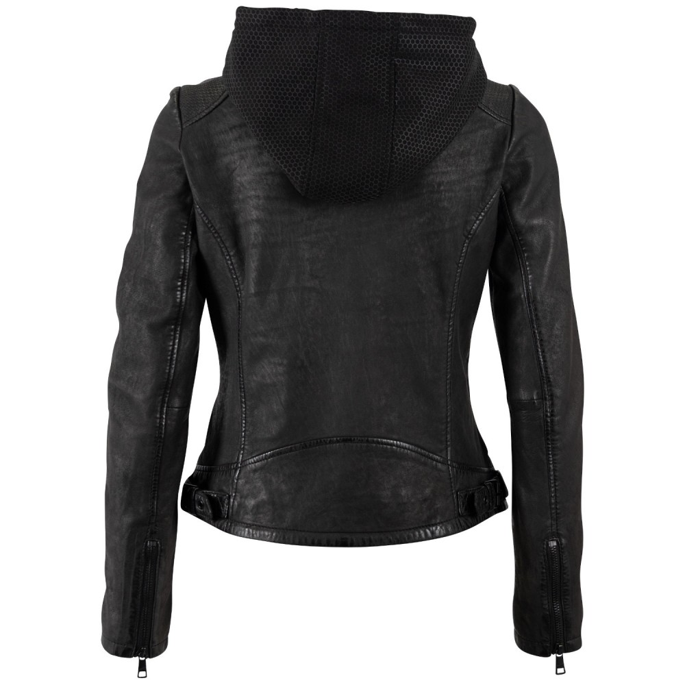 Kurtka skórzana damska Mauritius Czarna MWAydana - readytowear