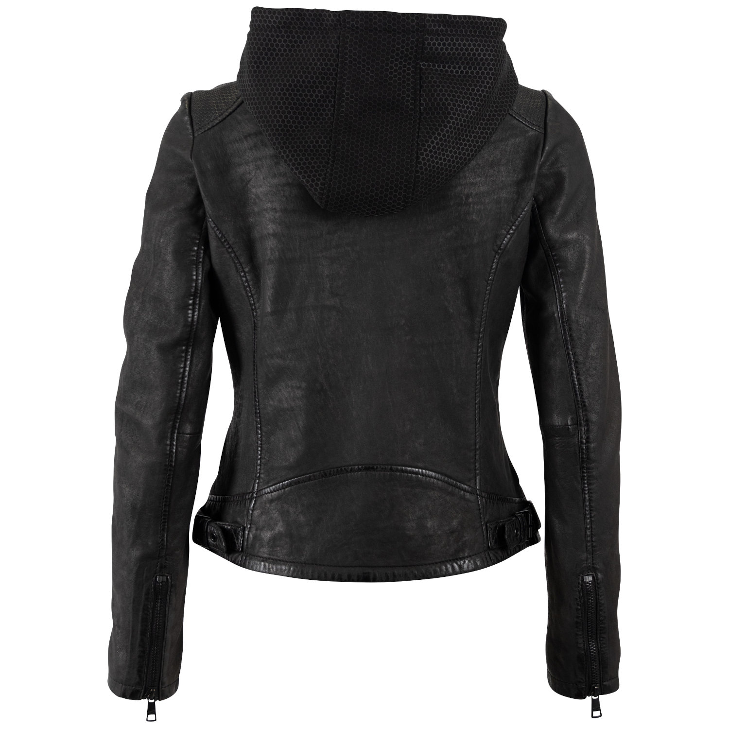 Kurtka skórzana damska Mauritius Czarna MWAydana – Kurtki skórzane