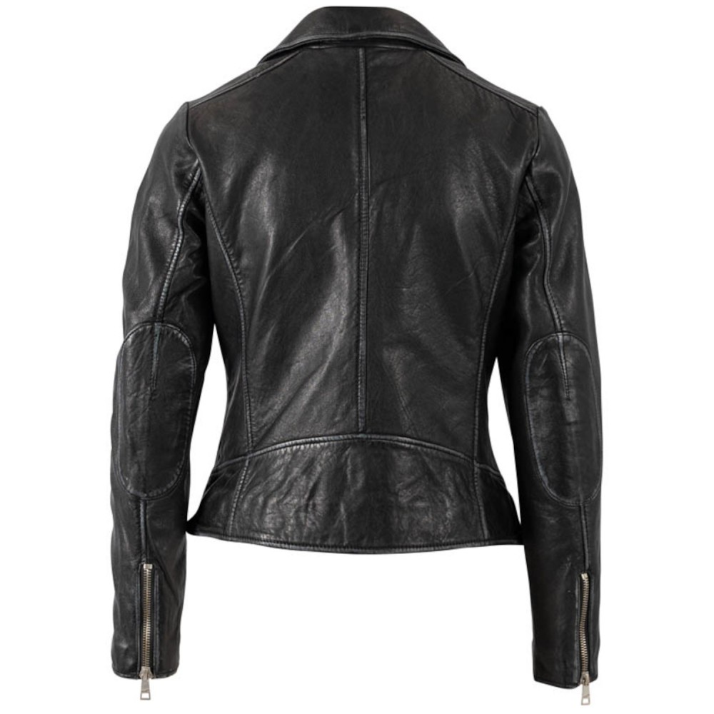 Kurtka skórzana damska Mauritius Czarna MWBajah