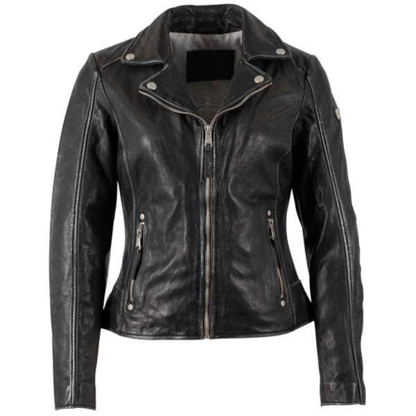 Kurtka skórzana damska Mauritius Czarna MWBajah