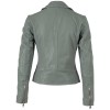 Kurtka skórzana damska Mauritius Dusty Green MWBajah