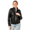 Skórzana Kurtka Damska Mauritius Czarna/Beżowa MWBjanka – Kurtki skórzane Skórzana Kurtka Damska Mauritius Czarna/Beżowa MWBjanka – Kurtki skórzane