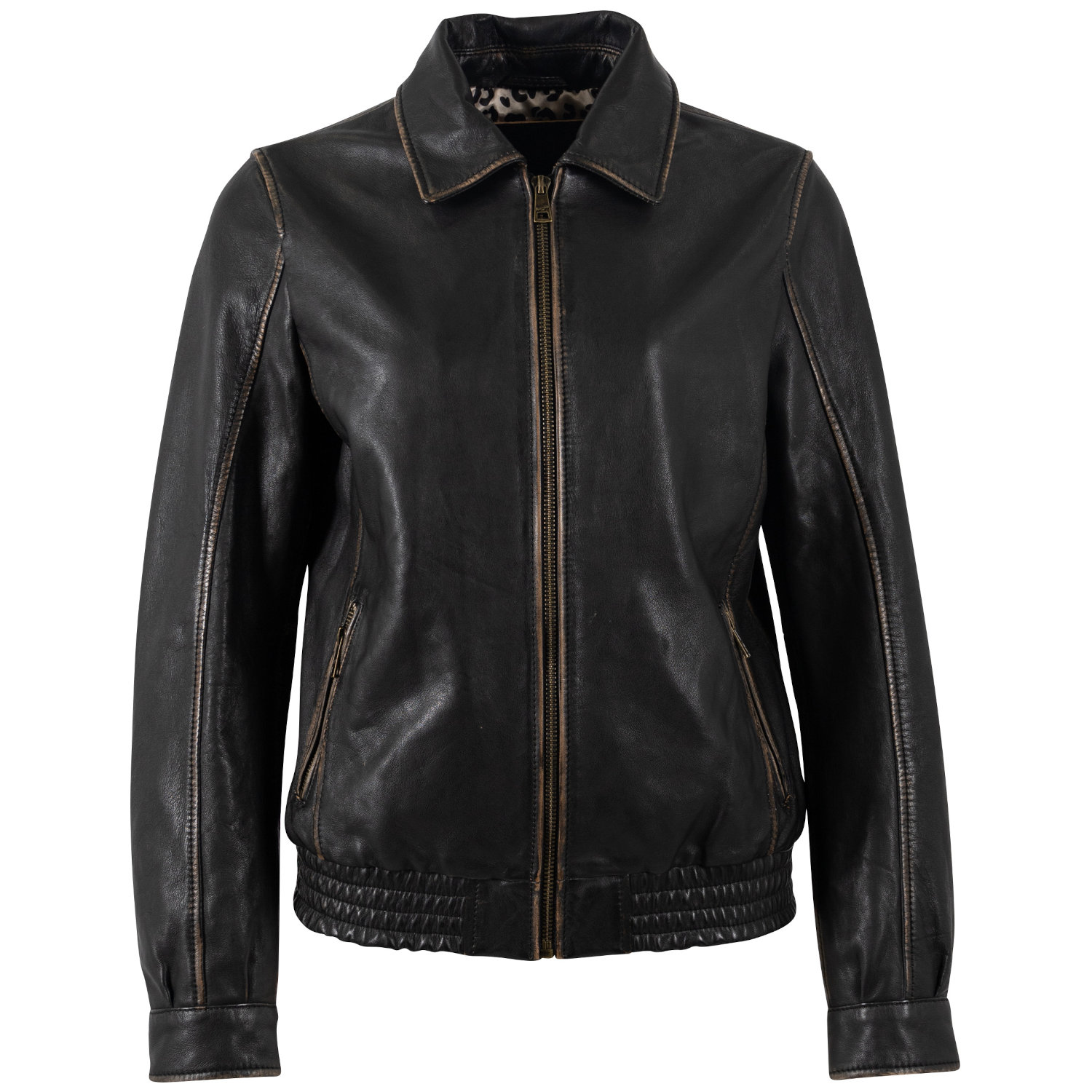 Skórzana Kurtka Damska Mauritius Czarna/Beżowa MWBjanka – Kurtki skórzane Skórzana Kurtka Damska Mauritius Czarna/Beżowa MWBjanka – Kurtki skórzane