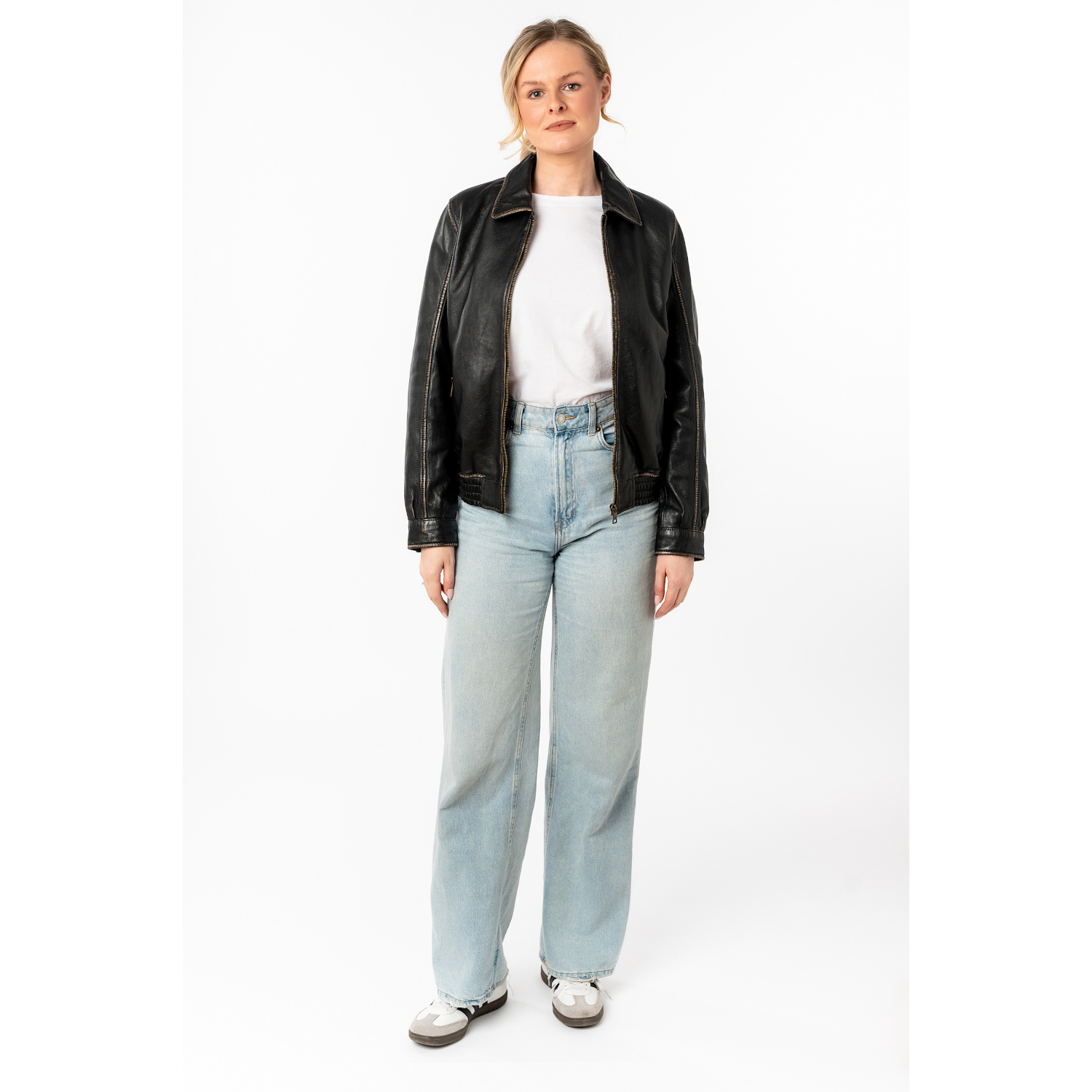 Skórzana Kurtka Damska Mauritius Czarna/Beżowa MWBjanka – Kurtki skórzane Skórzana Kurtka Damska Mauritius Czarna/Beżowa MWBjanka – Kurtki skórzane