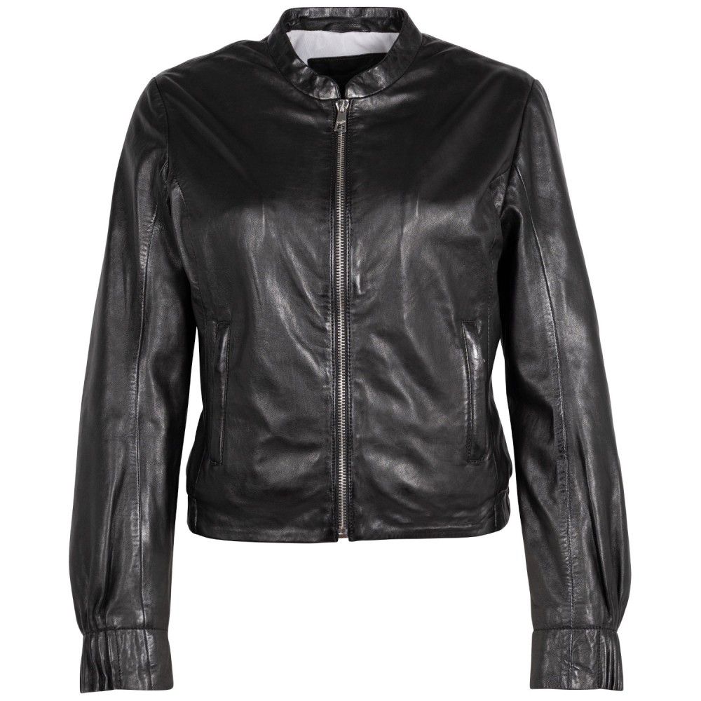 Kurtka skórzana damska Mauritius Czarna MWCandie - readytowear