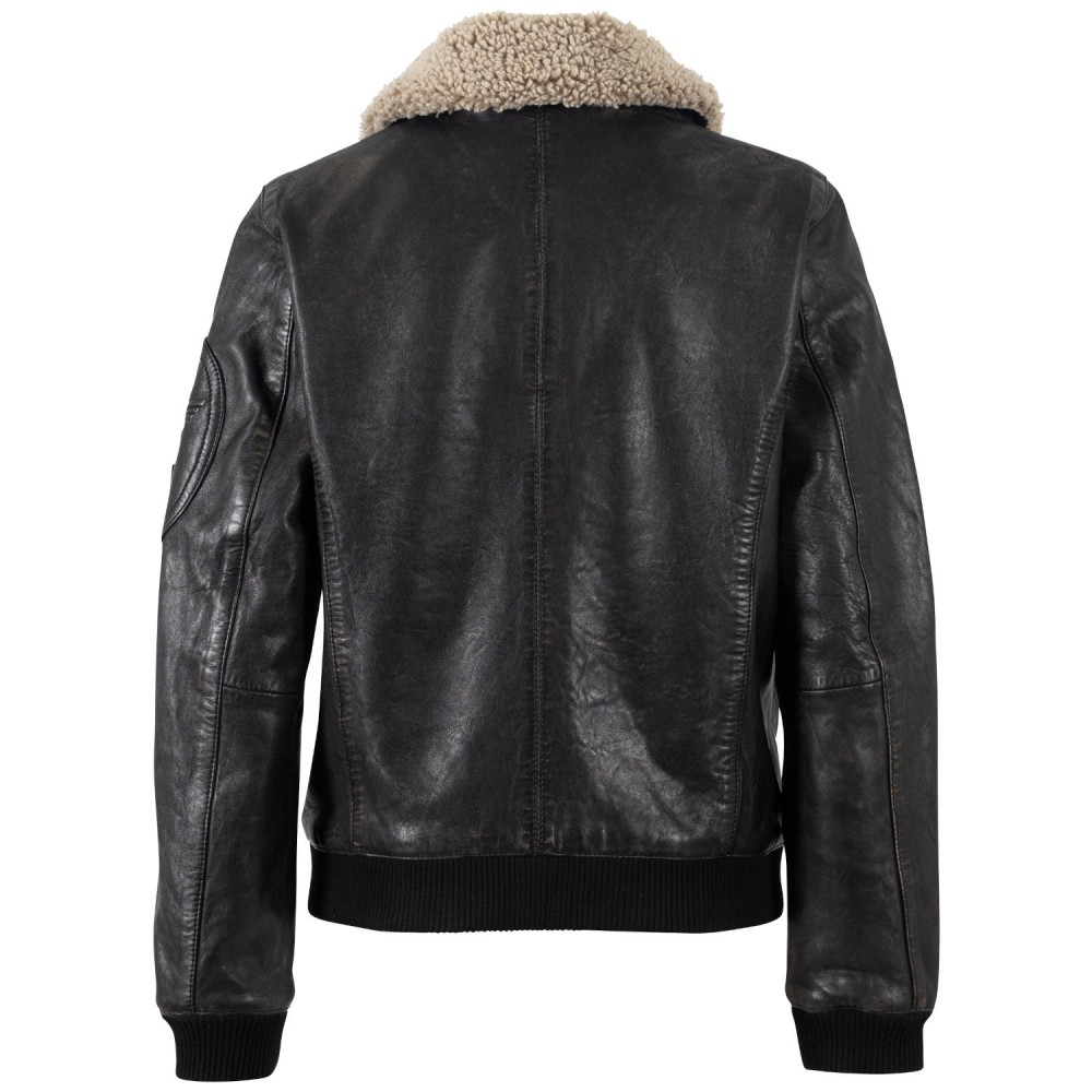 Kurtka skórzana damska Mauritius Czarna Vintage MWCarlene
