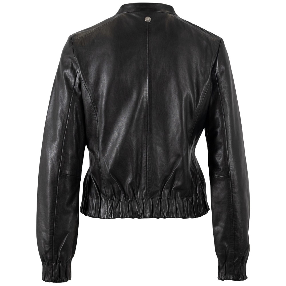 Skórzana Kurtka Damska Mauritius Czarna MWCassie - readytowear
