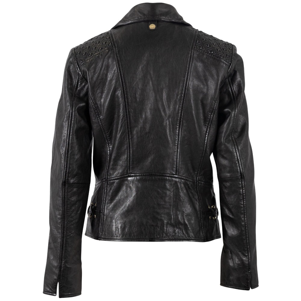 Kurtka skórzana damska Mauritius Czarna MWChlara - readytowear