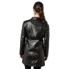 Długa Skórzana Kurtka Damska Mauritius Czarna MWCita – Kurtki skórzane