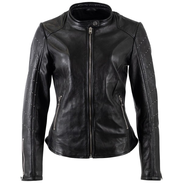 Kurtka skórzana damska Mauritius Czarna MWClee