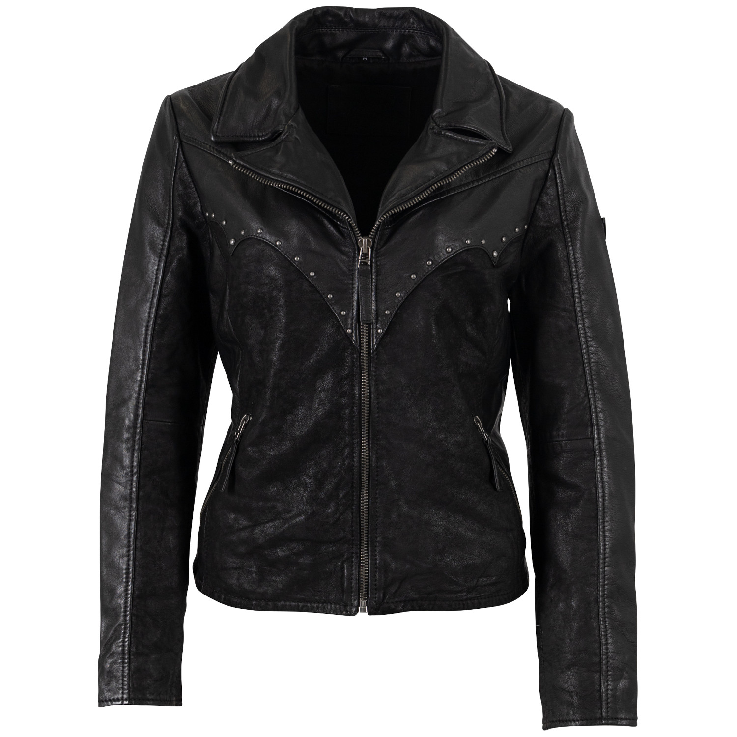 Kurtka skórzana damska Mauritius Czarna MWCollien – Kurtki skórzane