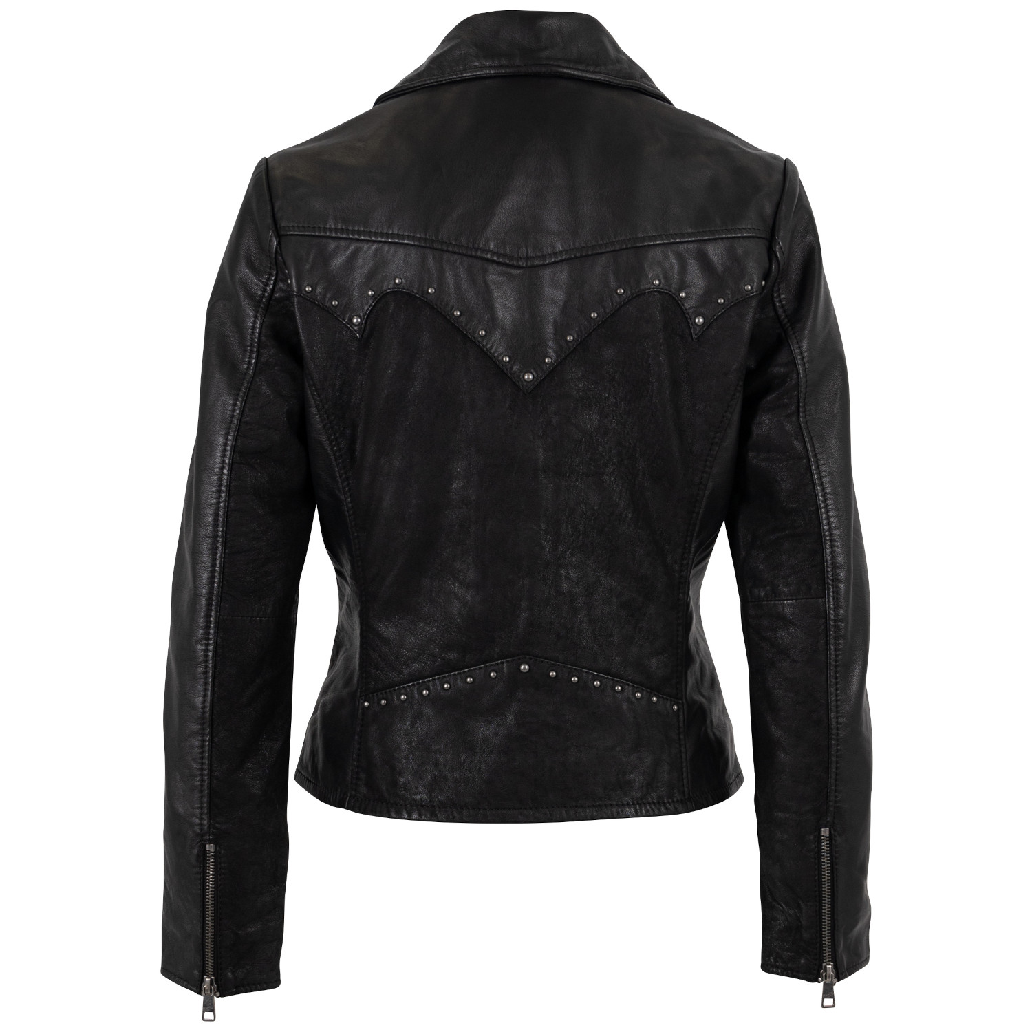 Kurtka skórzana damska Mauritius Czarna MWCollien – Kurtki skórzane