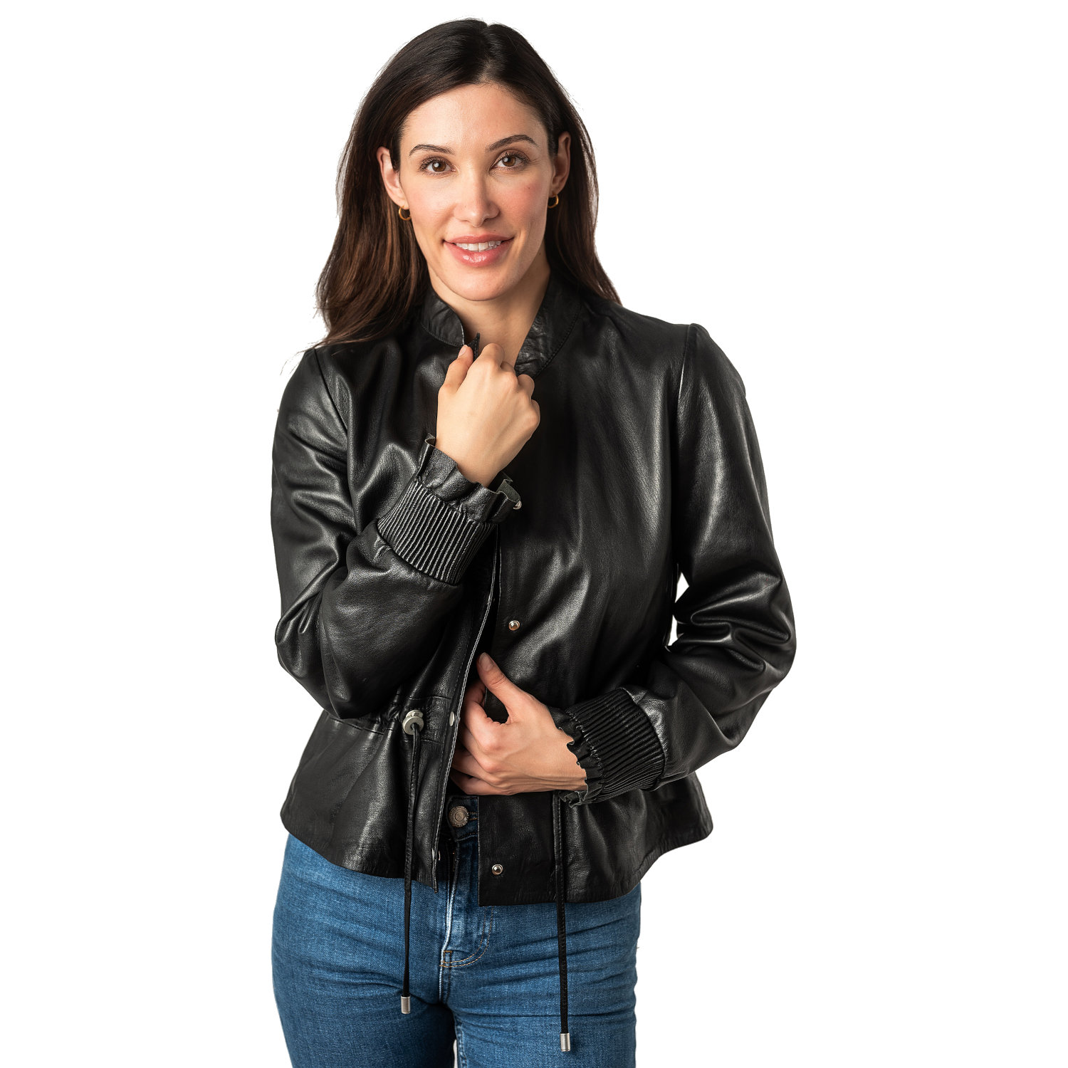 Kurtka skórzana damska Mauritius Czarna MWEbelle – BLACK FRIDAY