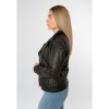 Kurtka skórzana damska Mauritius Antyczna czerń MWEvina – Kurtki skórzane