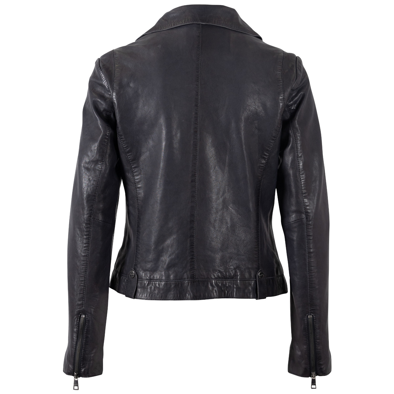 Kurtka skórzana damska Mauritius Ciemnogranatowa MWFarah – Kurtki skórzane