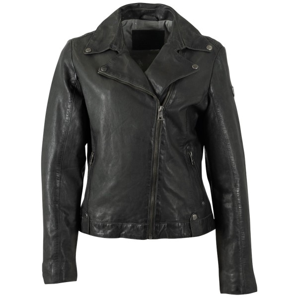 Kurtka skórzana damska Mauritius Ciemna oliwka MWFarah