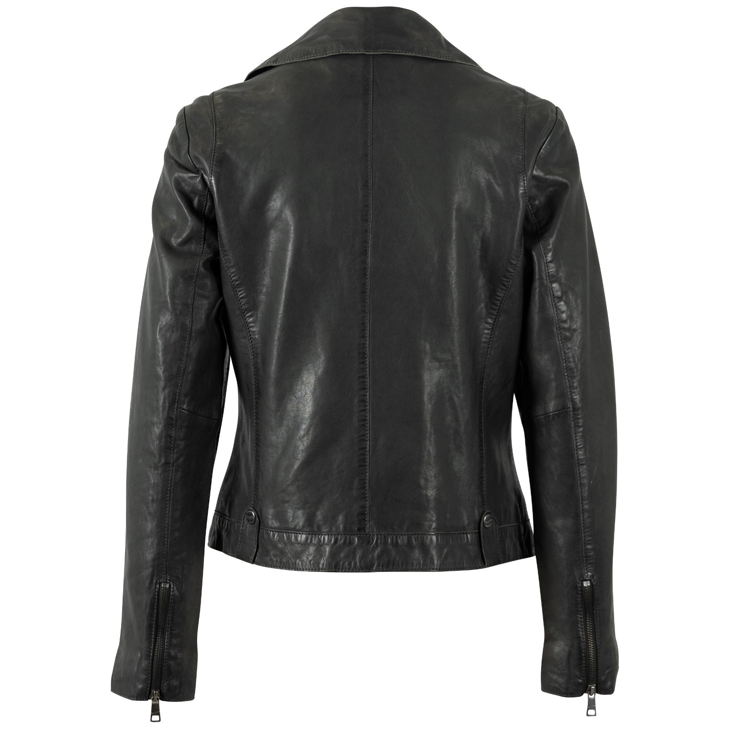 Kurtka skórzana damska Mauritius Ciemna oliwka MWFarah – Kurtki skórzane