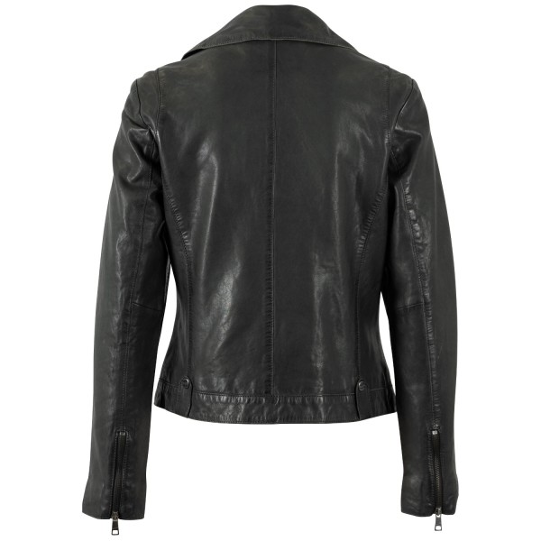 Kurtka skórzana damska Mauritius Ciemna oliwka MWFarah