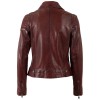 Kurtka skórzana damska Mauritius Ciemny burgund MWFarah – Kurtki skórzane