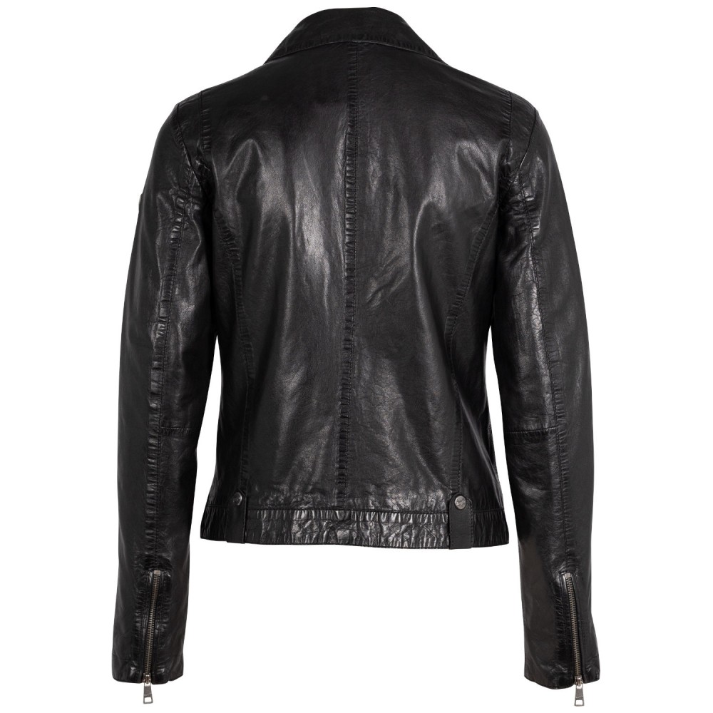 Kurtka skórzana damska Mauritius Czarna MWFayola - readytowear