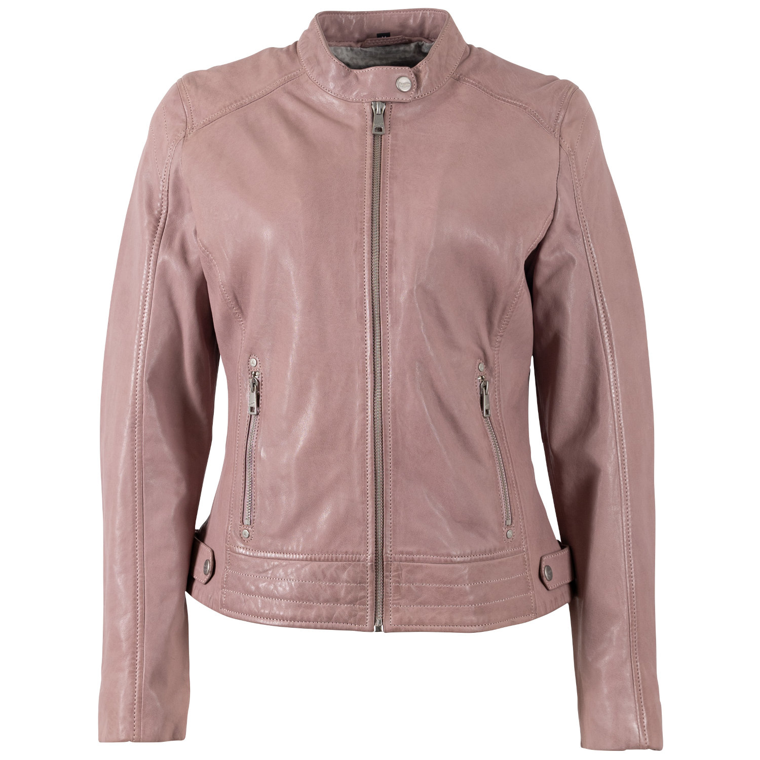 Kurtka skórzana damska Mauritius Dusty Pink MWFiete – Kurtki skórzane