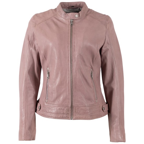Kurtka skórzana damska Mauritius Dusty Pink MWFiete