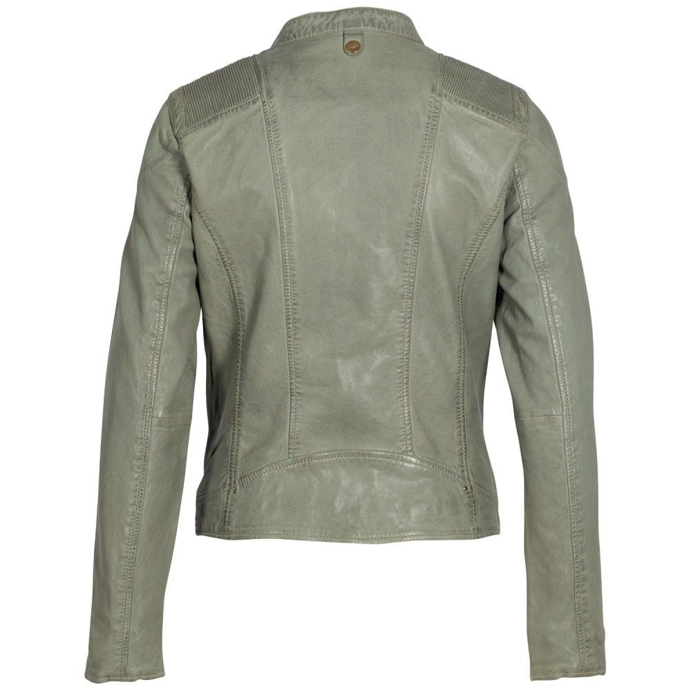 Kurtka skórzana damska Mauritius Mint Green MWFjola - readytowear
