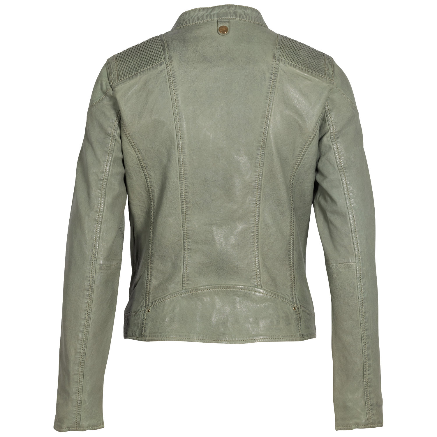 Kurtka skórzana damska Mauritius Mint Green MWFjola – Kurtki skórzane