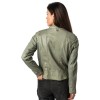 Kurtka skórzana damska Mauritius Mint Green MWFjola – Kurtki skórzane