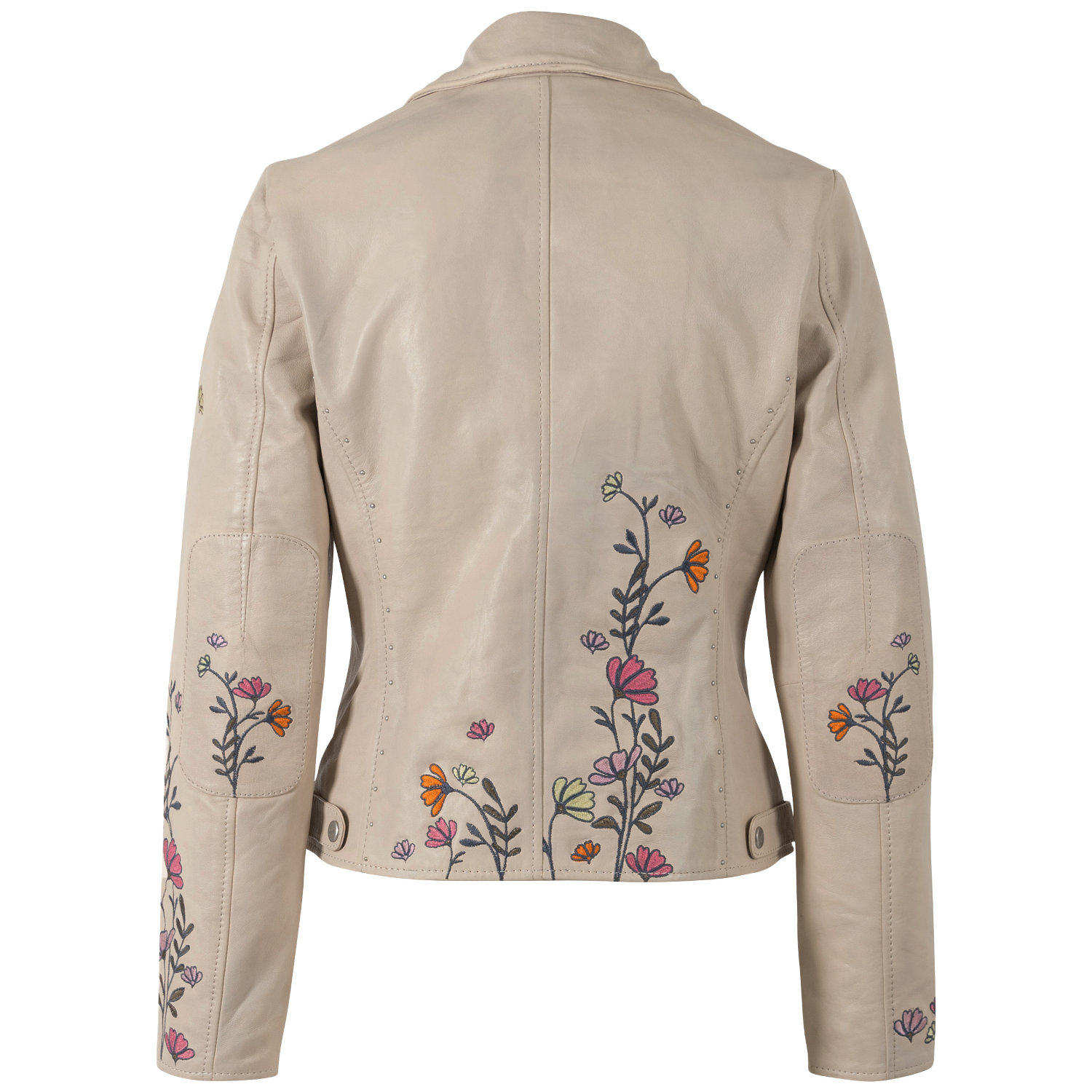 Kurtka skórzana damska Mauritius Dusty White MWFloral