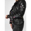 Kurtka skórzana damska Mauritius Czarna MWFloral