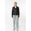 Kurtka skórzana damska Mauritius Czarna MWFylli – Kurtki skórzane