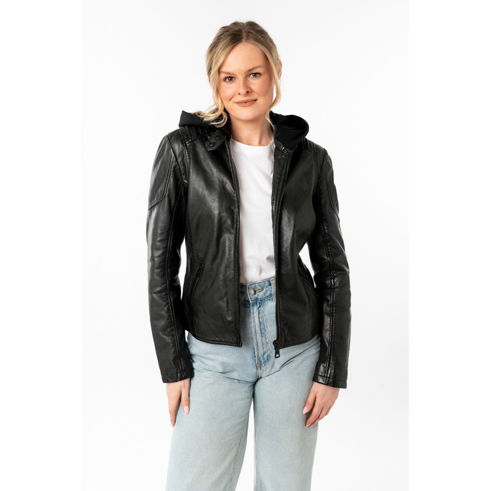 Kurtka skórzana damska Mauritius Ciemnozielona MWGianna - readytowear