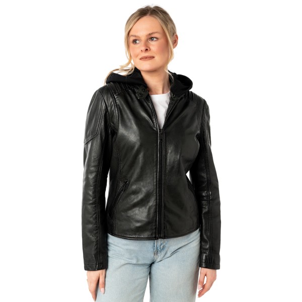 Kurtka skórzana damska Mauritius Ciemnozielona MWGianna