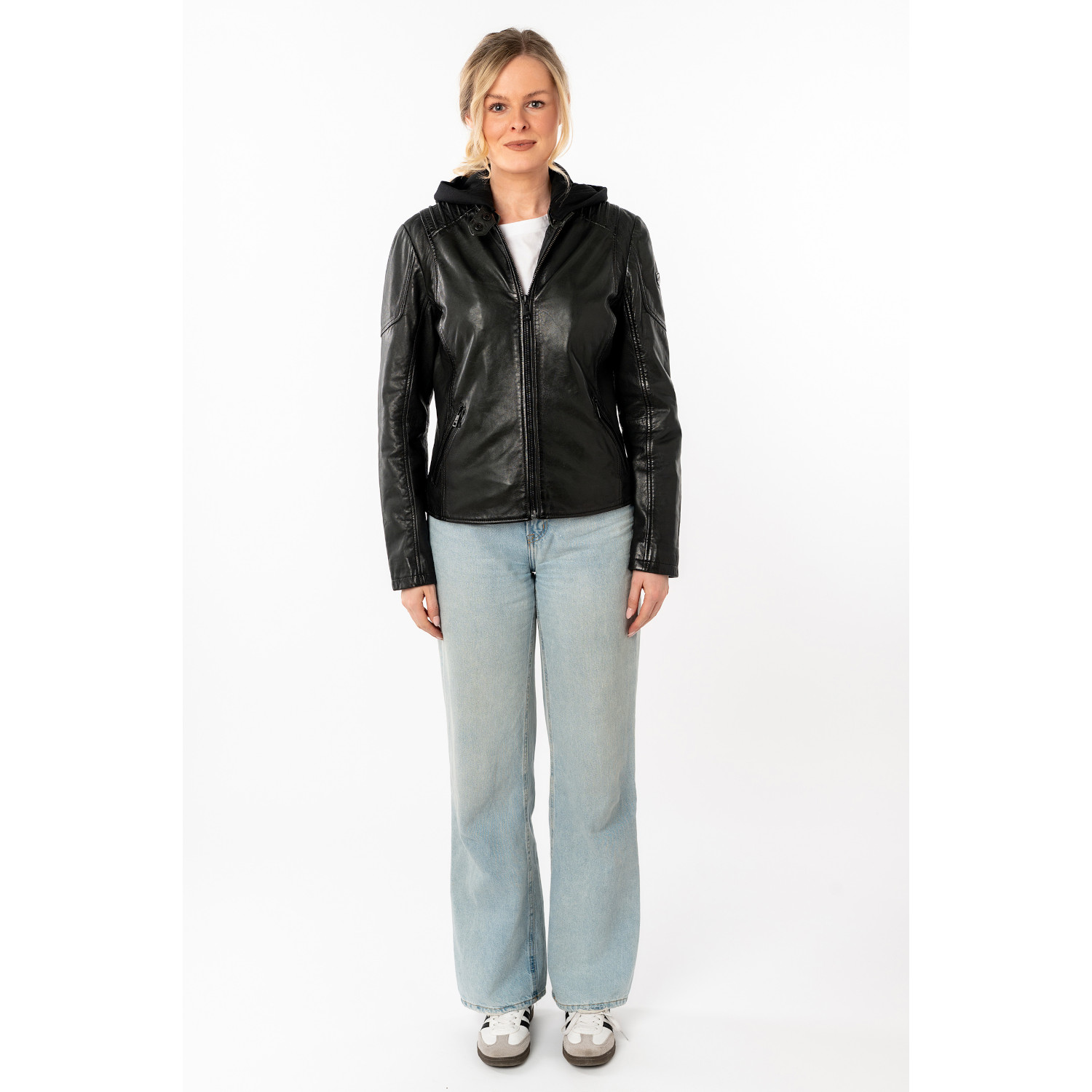 Kurtka skórzana damska Mauritius Ciemnozielona MWGianna – Kurtki skórzane