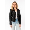 Kurtka skórzana damska Mauritius Czarna MWInessa – Kurtki skórzane